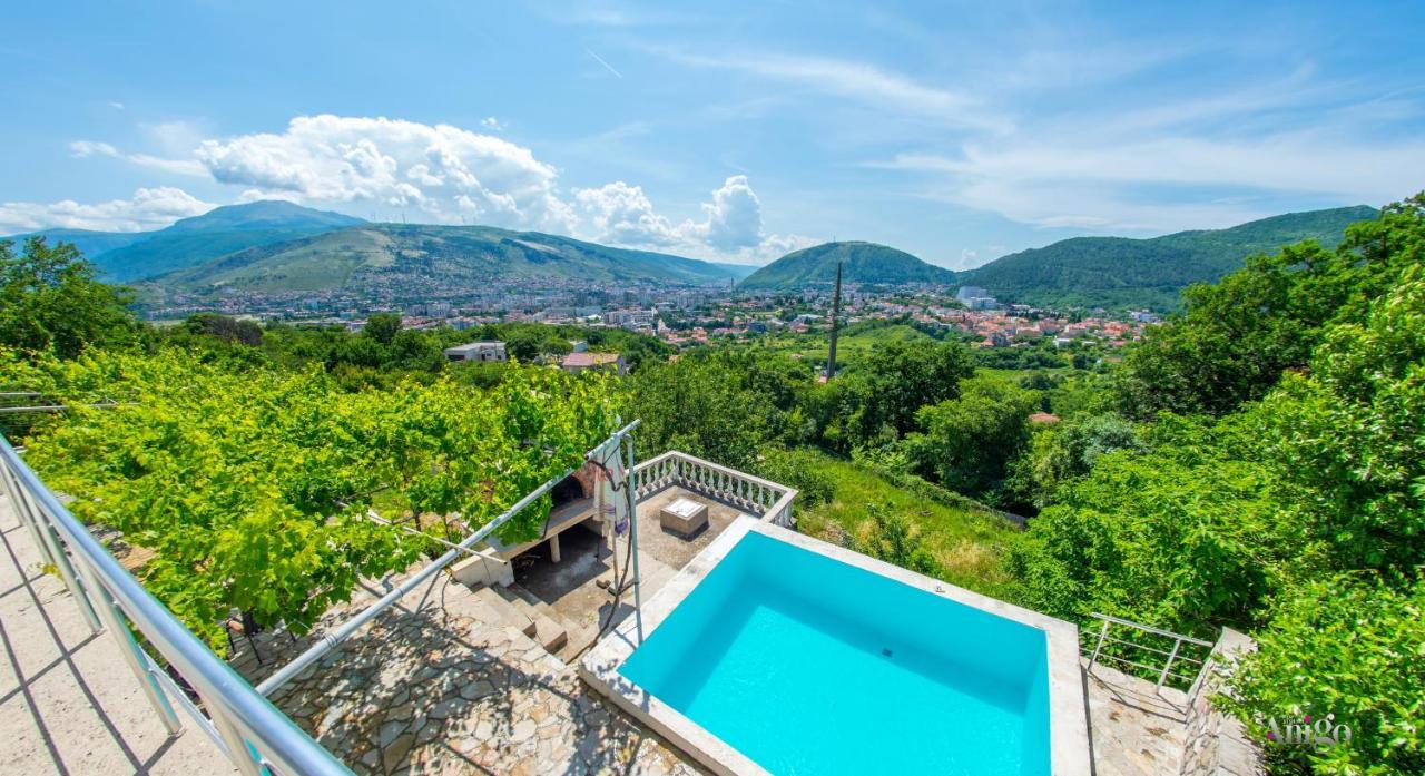 Perfect View Of Mostar - With Swimming Pool Экстерьер фото
