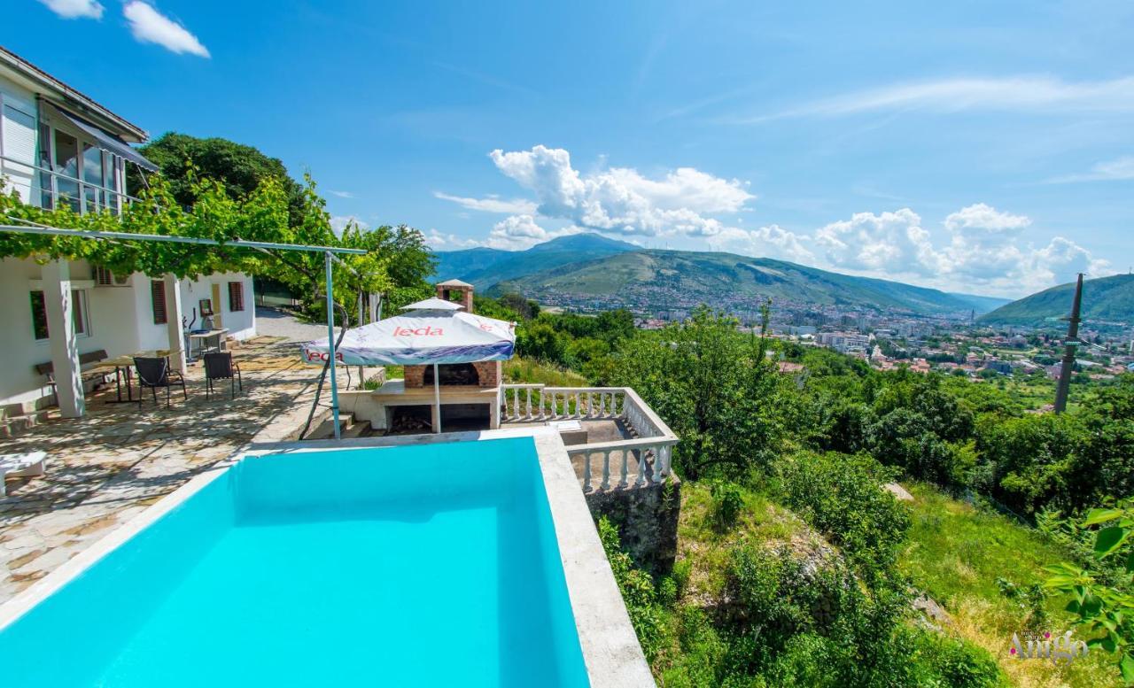 Perfect View Of Mostar - With Swimming Pool Экстерьер фото